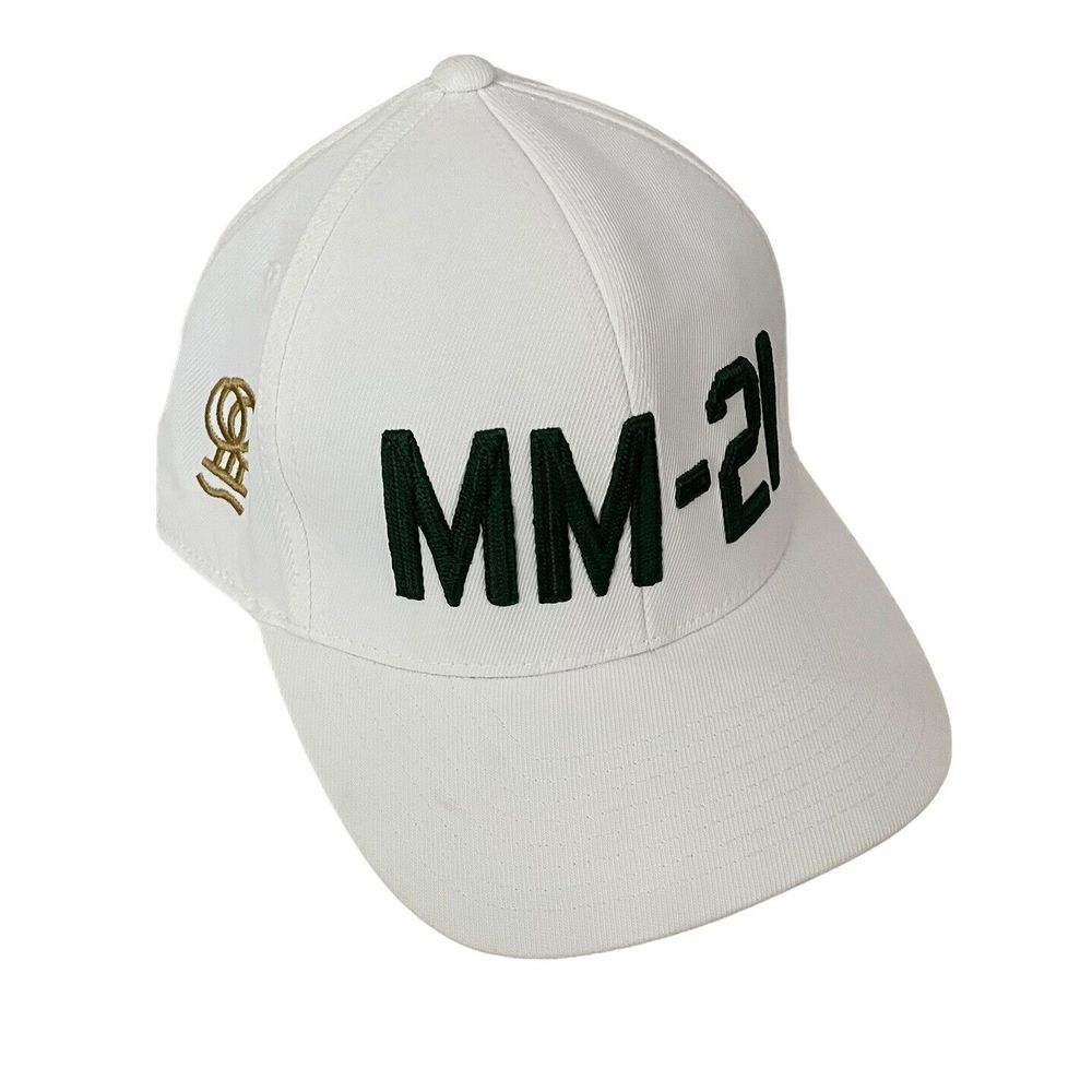 G/Fore MM-21 Golf Club White Golf Snapback Hat Cap FlexFit Tech 110 Stretch euc